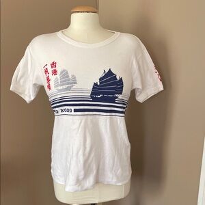 Vintage Hong Kong Tourist T Shirt NWOT